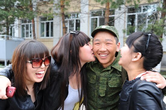 Conscripts sent to serve in armed forces