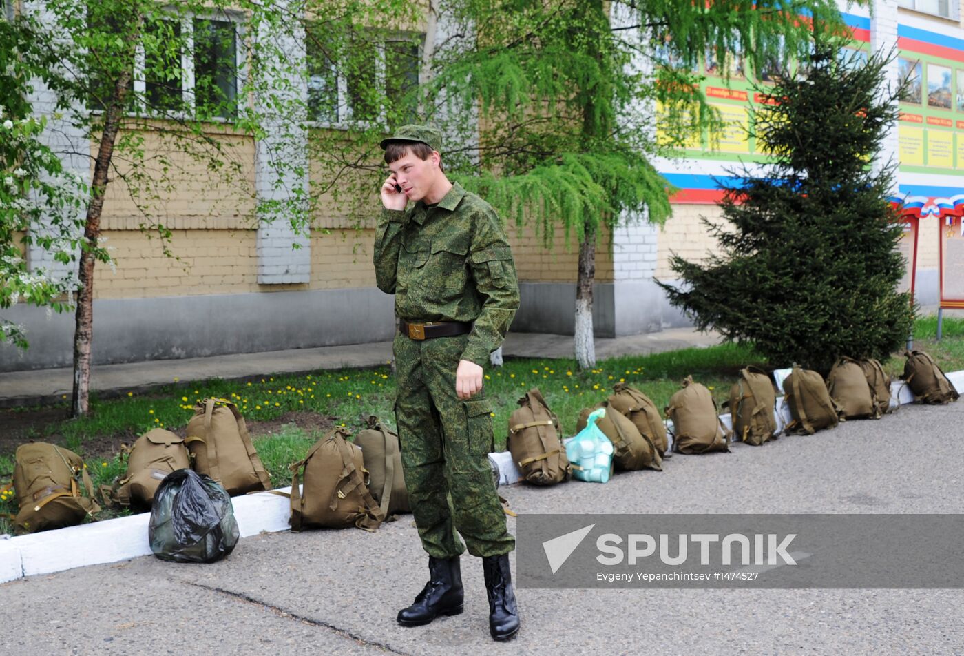 Conscripts sent to serve in armed forces