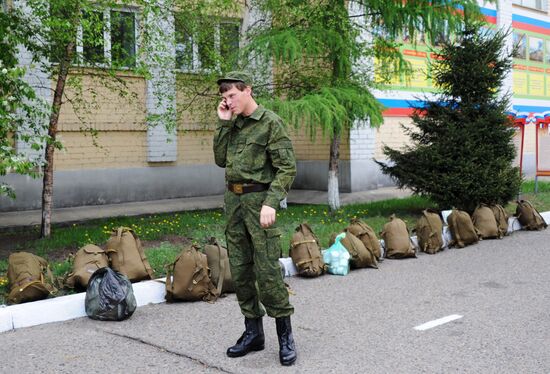 Conscripts sent to serve in armed forces