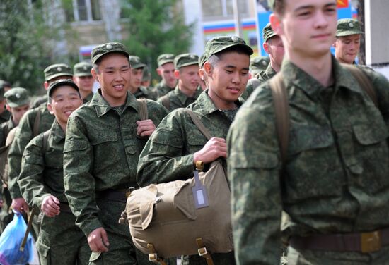 Conscripts sent to serve in armed forces