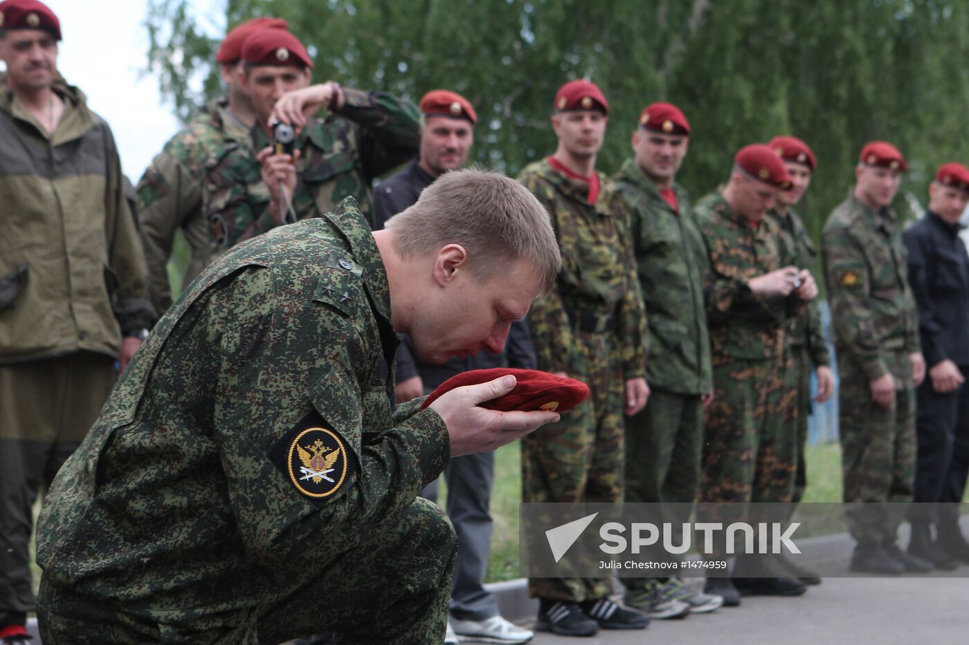 "Crimson Beret." Honor and Courage