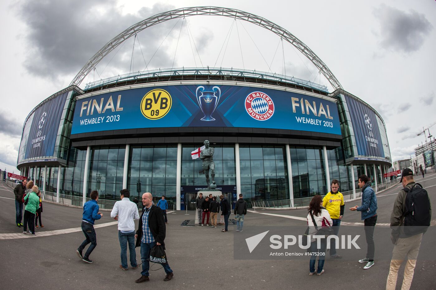 Preparations for UEFA Champions League final match