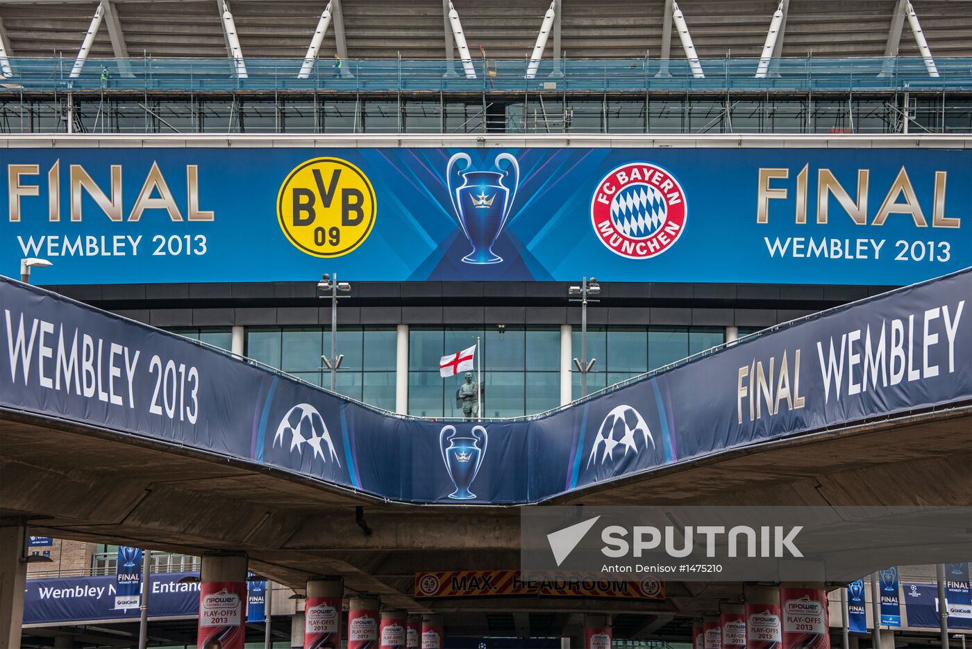 Preparations for UEFA Champions League final match