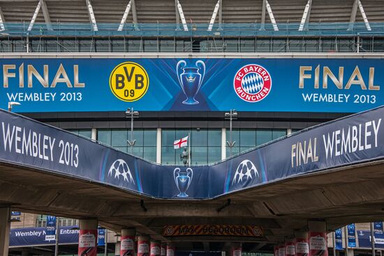 Preparations for UEFA Champions League final match