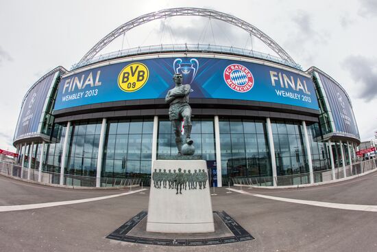 Preparations for UEFA Champions League final match
