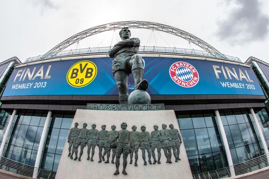 Preparations for UEFA Champions League final match