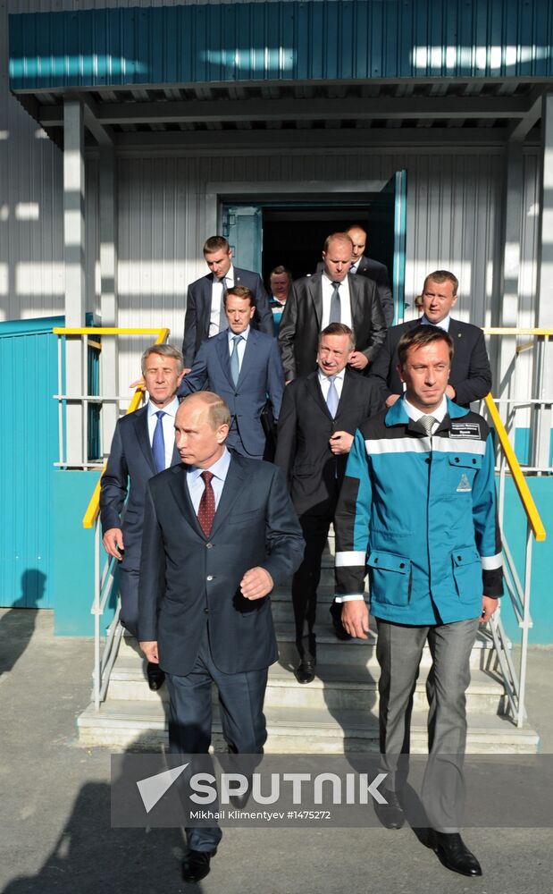 Vladimir Putin visits Voronezh