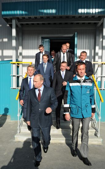 Vladimir Putin visits Voronezh