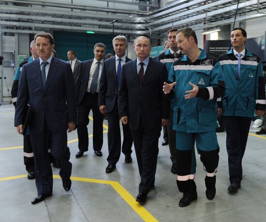Vladimir Putin visits Voronezh