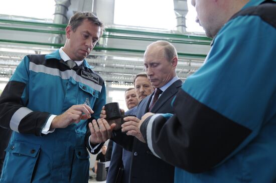Vladimir Putin visits Voronezh