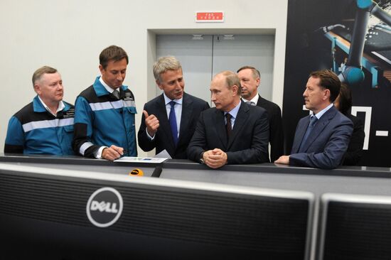 Vladimir Putin visits Voronezh