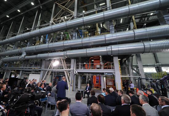 Vladimir Putin visits Voronezh