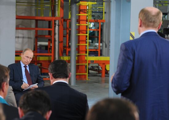 Vladimir Putin visits Voronezh