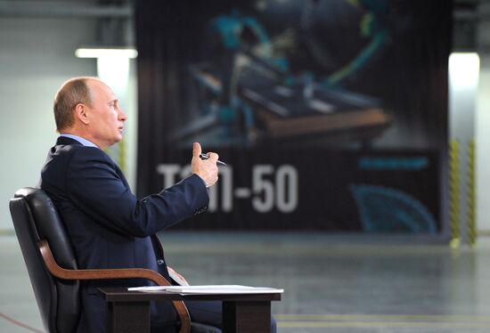 Vladimir Putin visits Voronezh