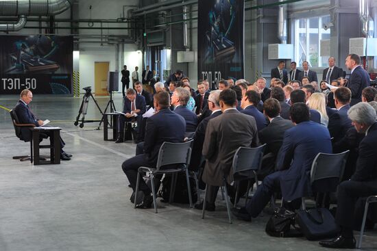 Vladimir Putin visits Voronezh