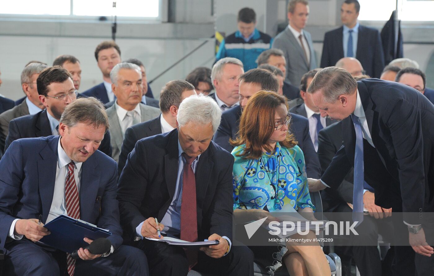 Vladimir Putin visits Voronezh