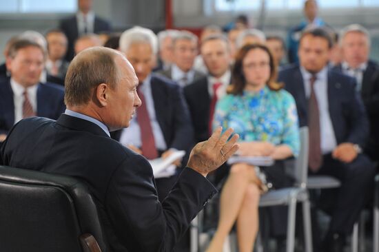 Vladimir Putin visits Voronezh
