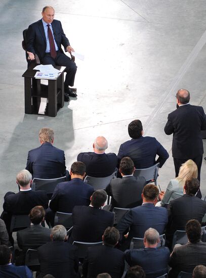 Vladimir Putin visits Voronezh