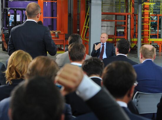 Vladimir Putin visits Voronezh