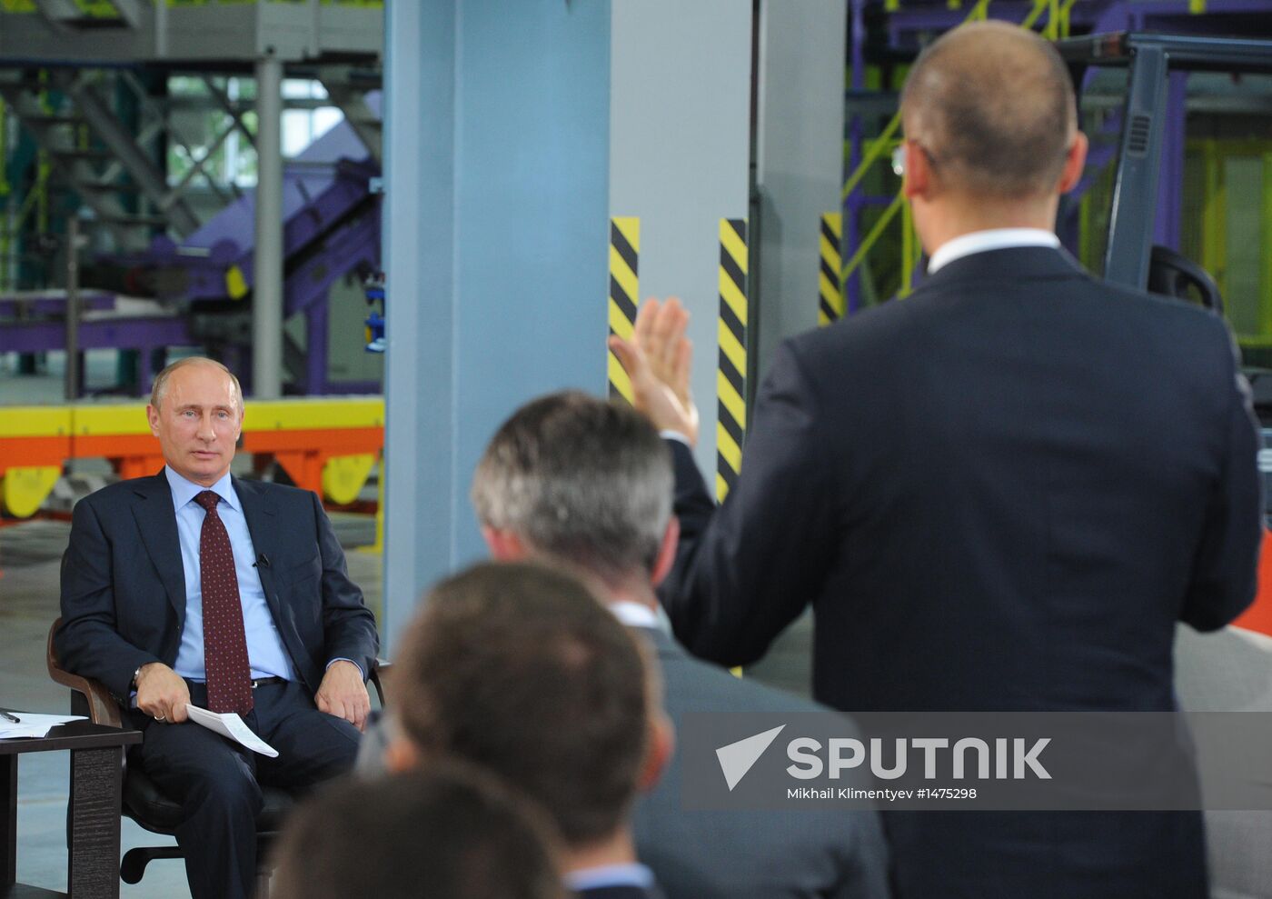 Vladimir Putin visits Voronezh