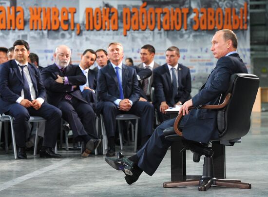 Vladimir Putin visits Voronezh