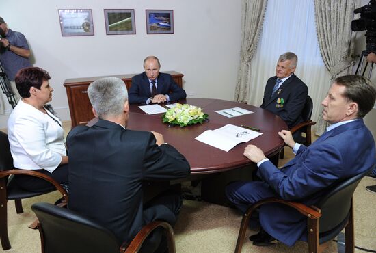 Vladimir Putin visits Voronezh