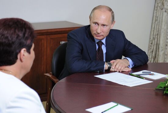 Vladimir Putin visits Voronezh
