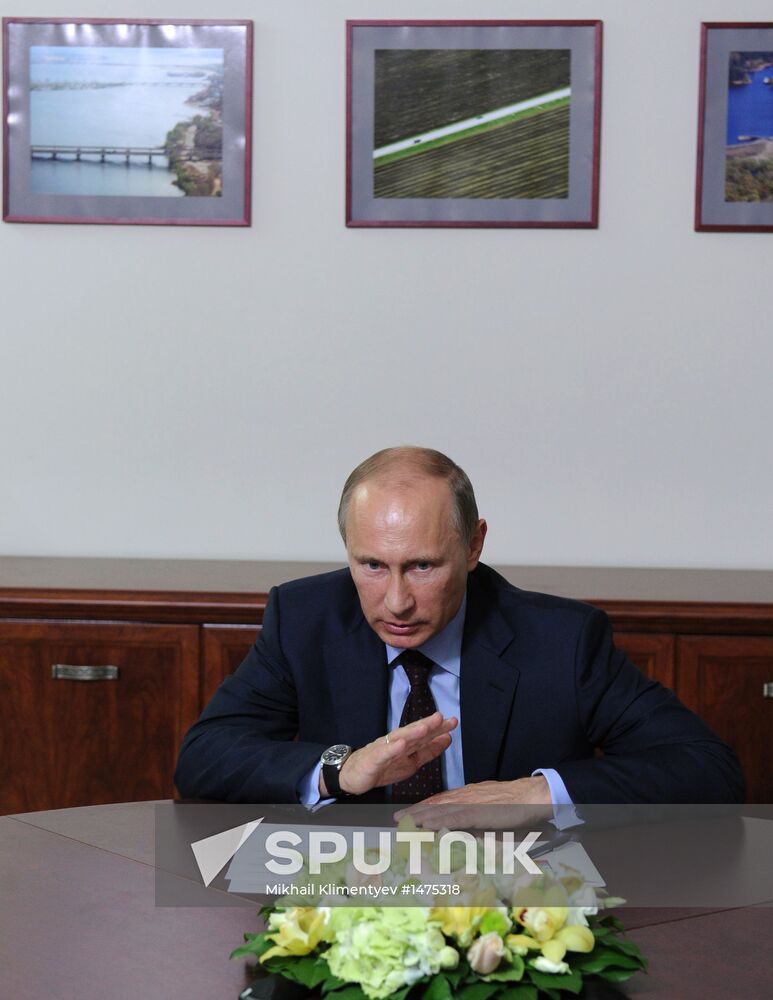 Vladimir Putin visits Voronezh