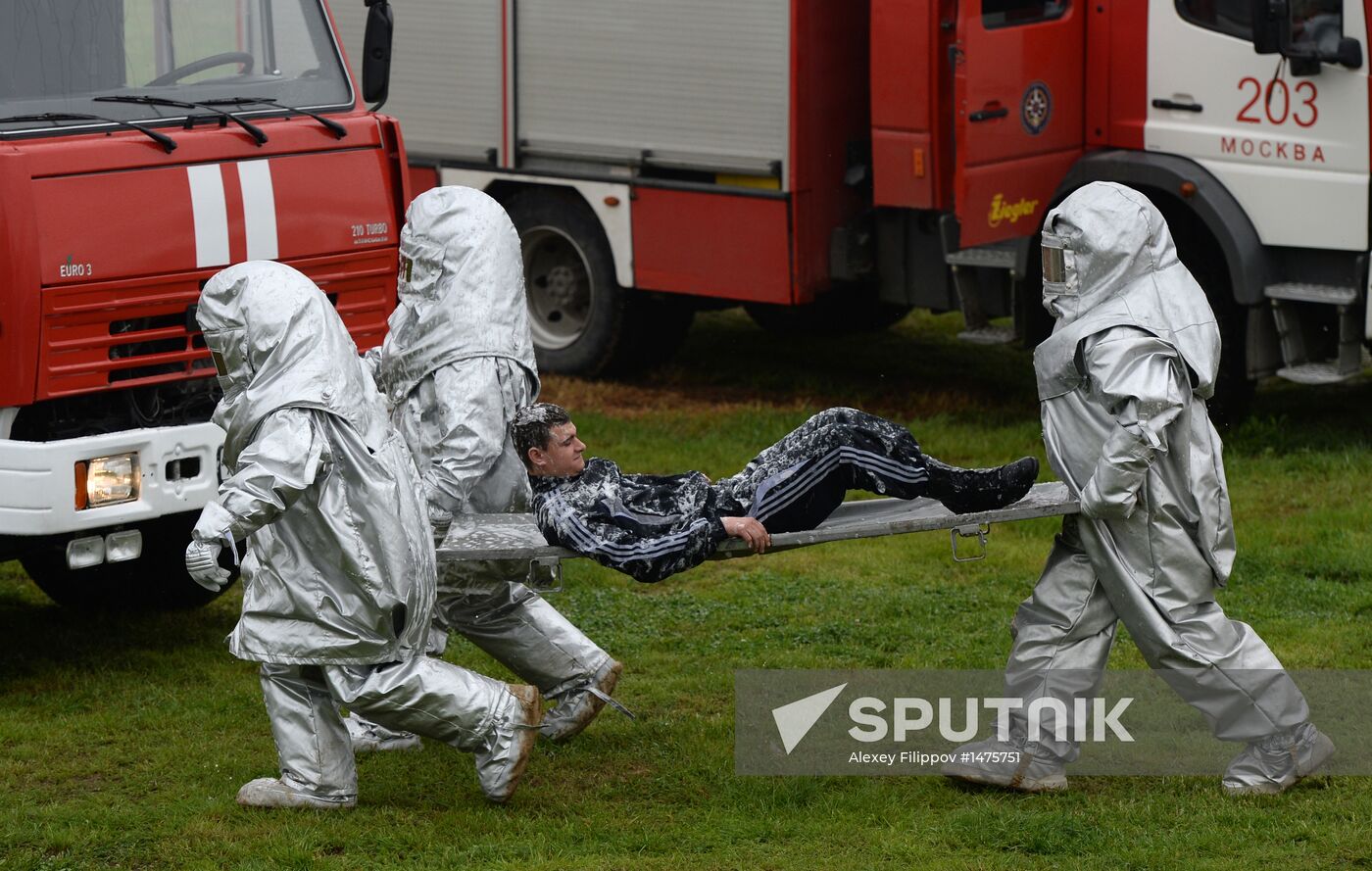 Demonstration field exercise
