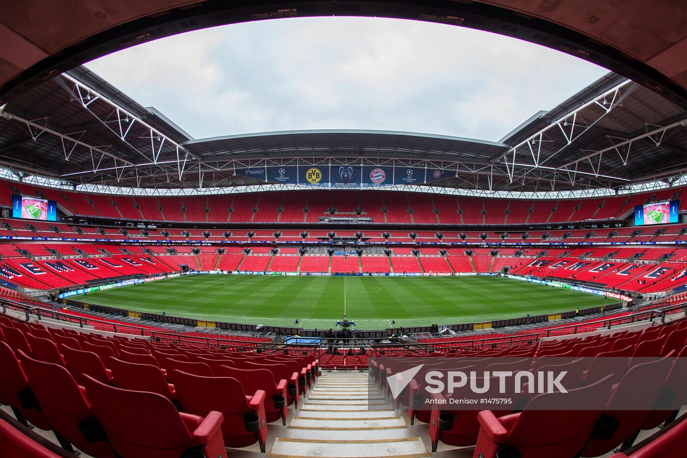 Preparations for UEFA Champions League final match