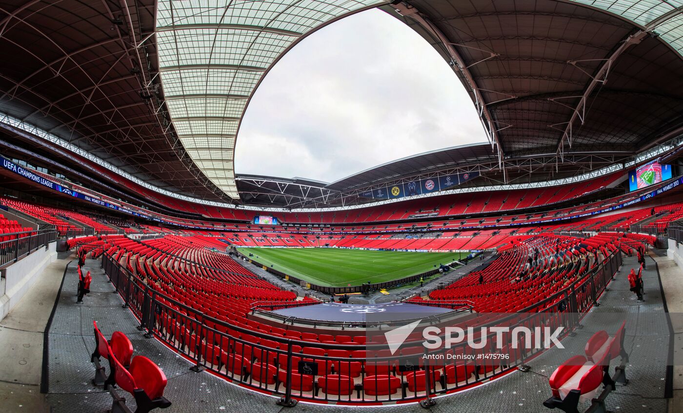 Preparations for UEFA Champions League final match