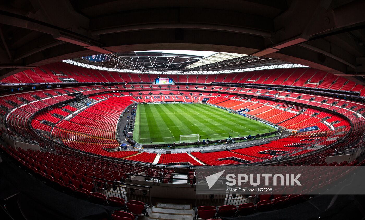Preparations for UEFA Champions League final match