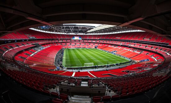 Preparations for UEFA Champions League final match