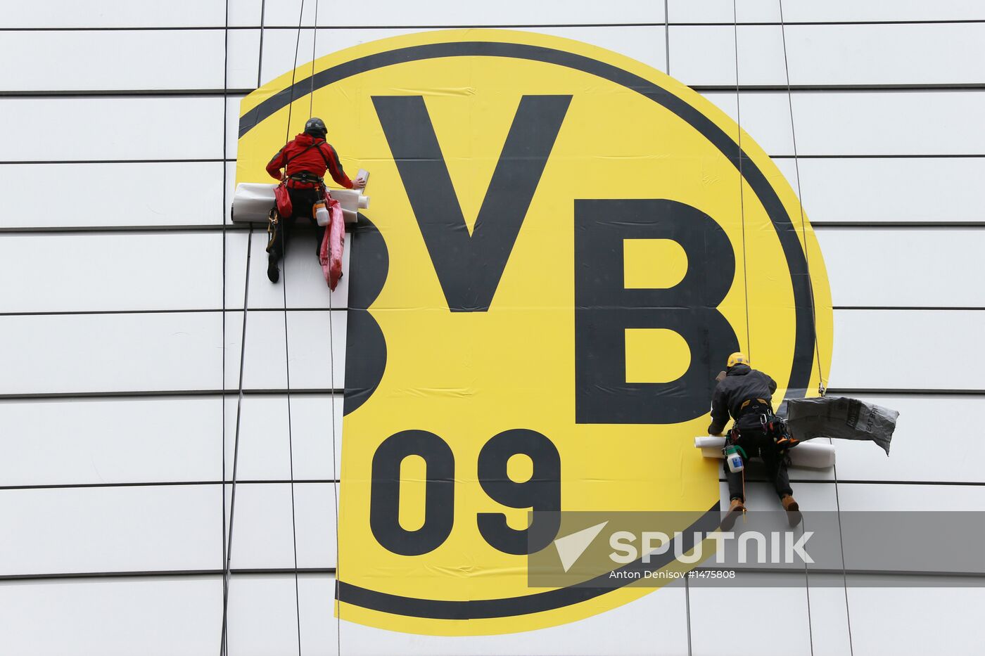 Preparations for UEFA Champions League final match