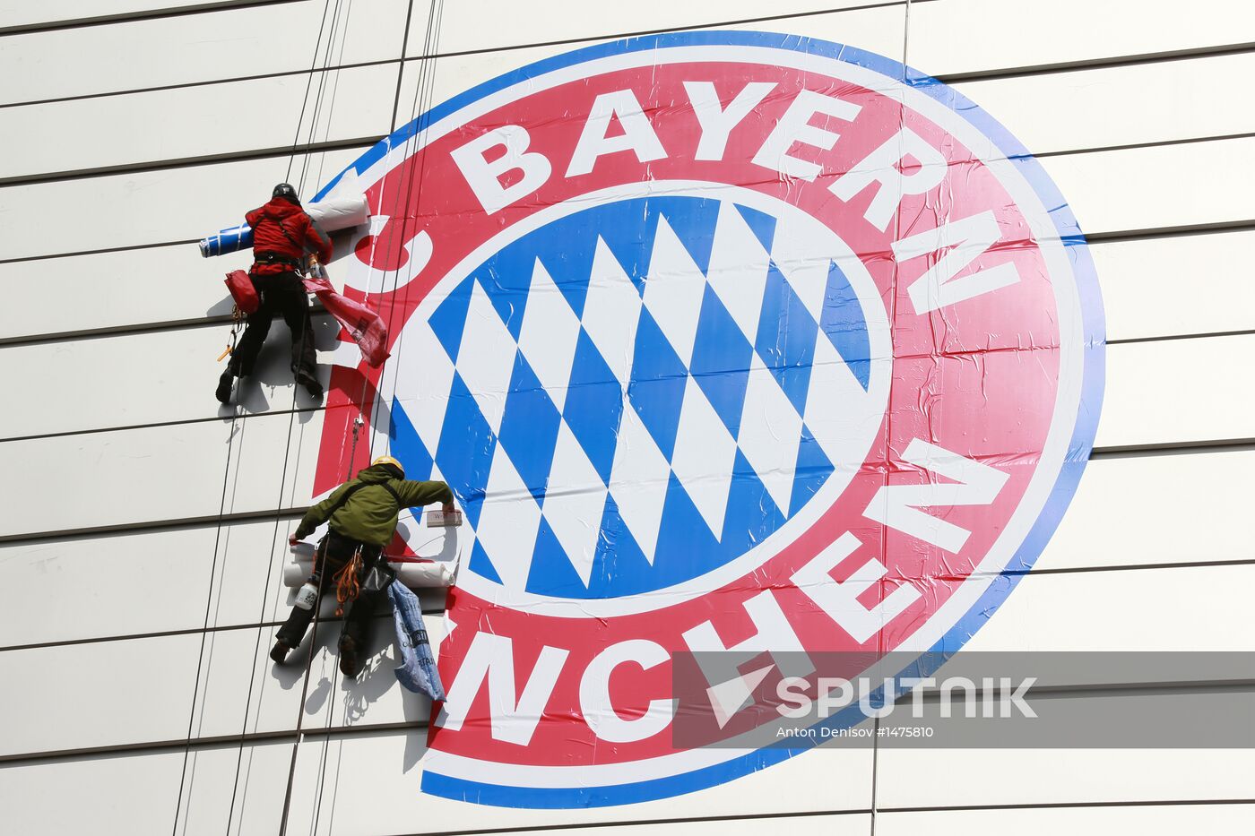 Preparations for UEFA Champions League final match