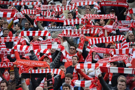 Russian Football Premier League. Spartak Moscow vs. Alania