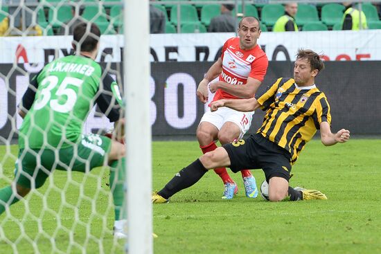 Russian Football Premier League. Spartak Moscow vs. Alania