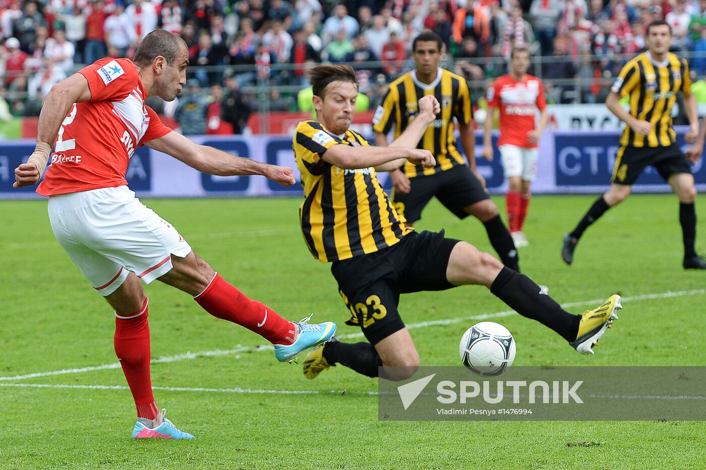 Russian Football Premier League. Spartak Moscow vs. Alania