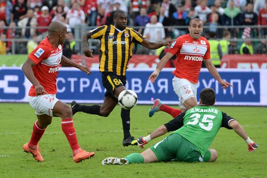 Russian Football Premier League. Spartak Moscow vs. Alania