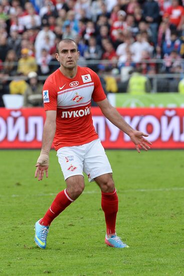 Russian Football Premier League. Spartak Moscow vs. Alania