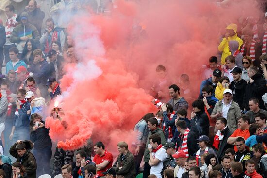 Russian Football Premier League. Spartak Moscow vs. Alania