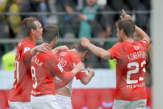 Russian Football Premier League. Spartak Moscow vs. Alania