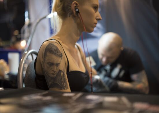 Tattoo Convention takes place in Moscow