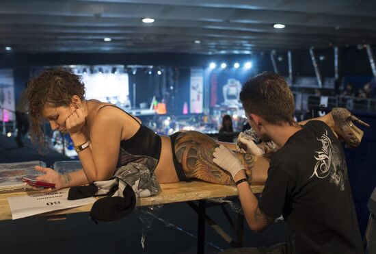 Tattoo Convention takes place in Moscow