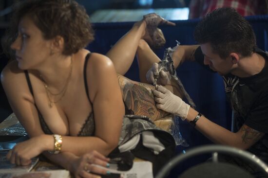 Tattoo Convention takes place in Moscow
