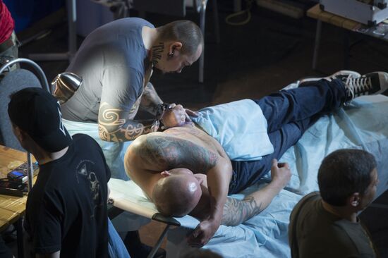 Tattoo Convention takes place in Moscow