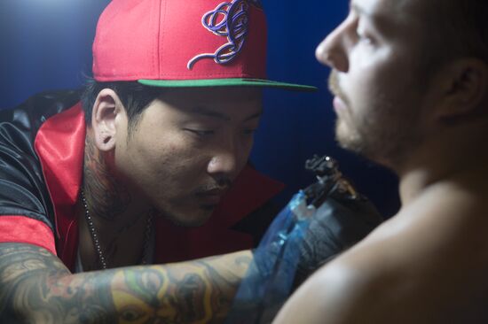 Tattoo Convention takes place in Moscow