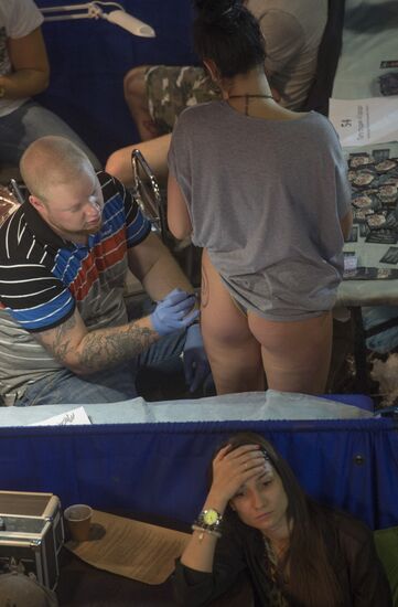 Tattoo Convention takes place in Moscow