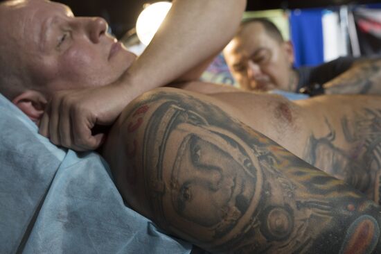 Tattoo Convention takes place in Moscow
