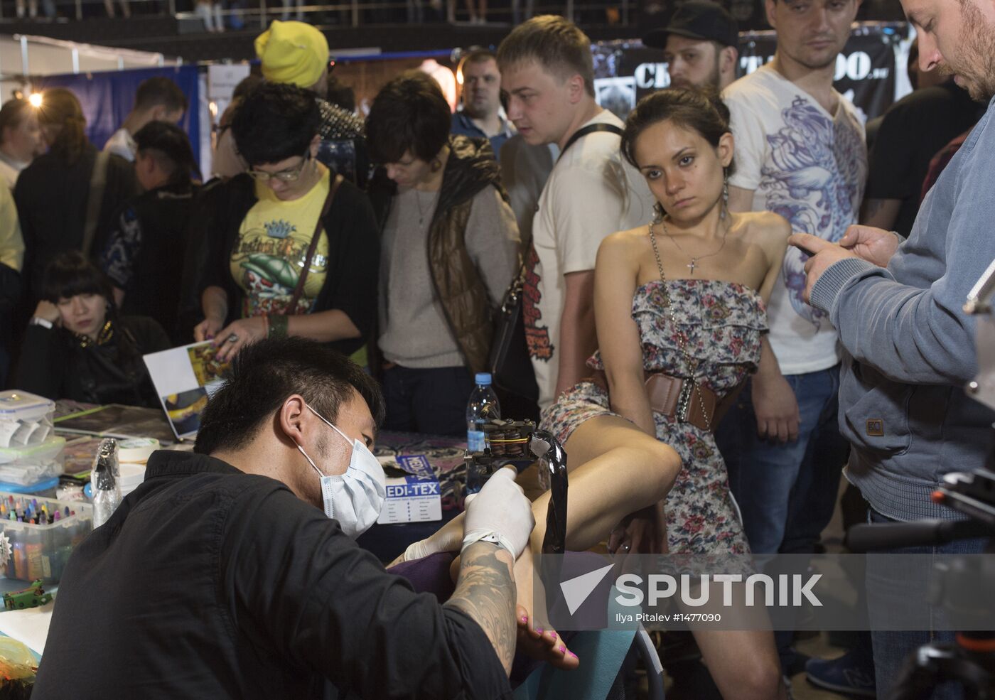 Tattoo Convention takes place in Moscow